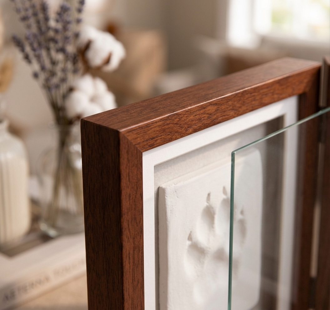 Photo Frame with Paw Print Molding Kit | Aeterna Touch