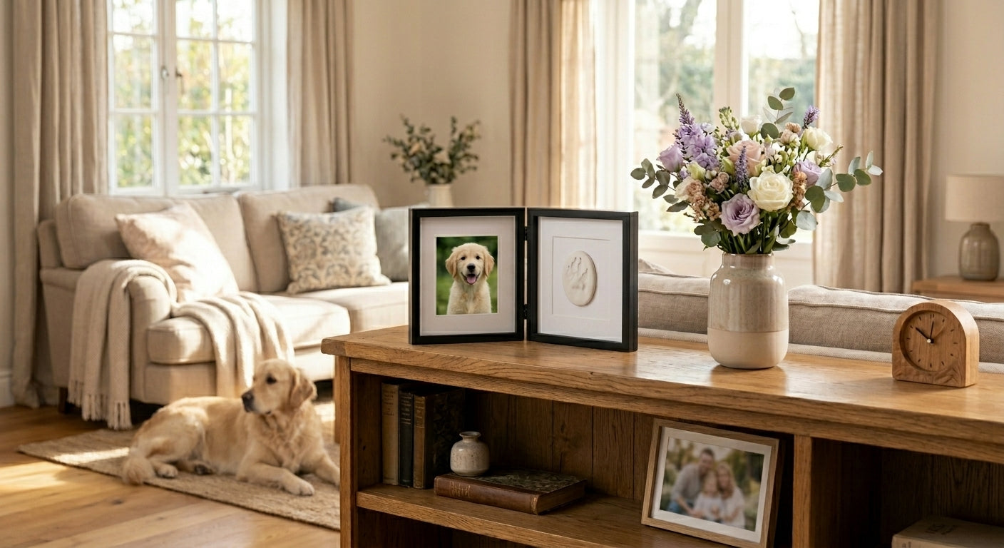Photo Frame with Paw Print Molding Kit | Aeterna Touch